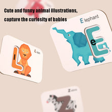 Load image into Gallery viewer, XHN-001 Number Letter Matching Cognitive Card Double-Sided 3D Puzzle Children Puzzle Early Education Toy