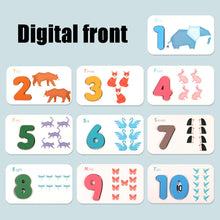Load image into Gallery viewer, XHN-001 Number Letter Matching Cognitive Card Double-Sided 3D Puzzle Children Puzzle Early Education Toy