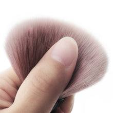 Load image into Gallery viewer, Single Small Waist Makeup Brush Nail Powder Dust Blush Loose Powder Brush, Specification: Pink Green Gradient Rod, Pink Green Gradient Rod, Red Rod Red Hiar, Golden Rod Color Hair, Golden Rod Brown Hair, Black Rod Brown Hair, Pink Rod Pink Hair