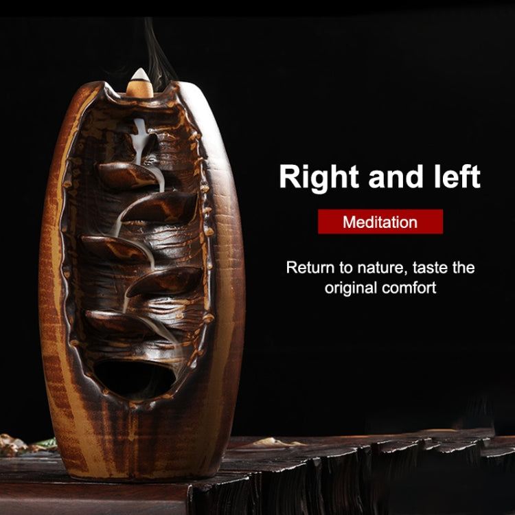 Ceramic Aromatherapy Furnace Lotus Smell Aromatic Home Office Incense Crafts Incense Burner Holder