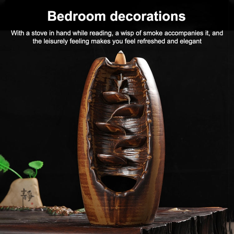 Ceramic Aromatherapy Furnace Lotus Smell Aromatic Home Office Incense Crafts Incense Burner Holder