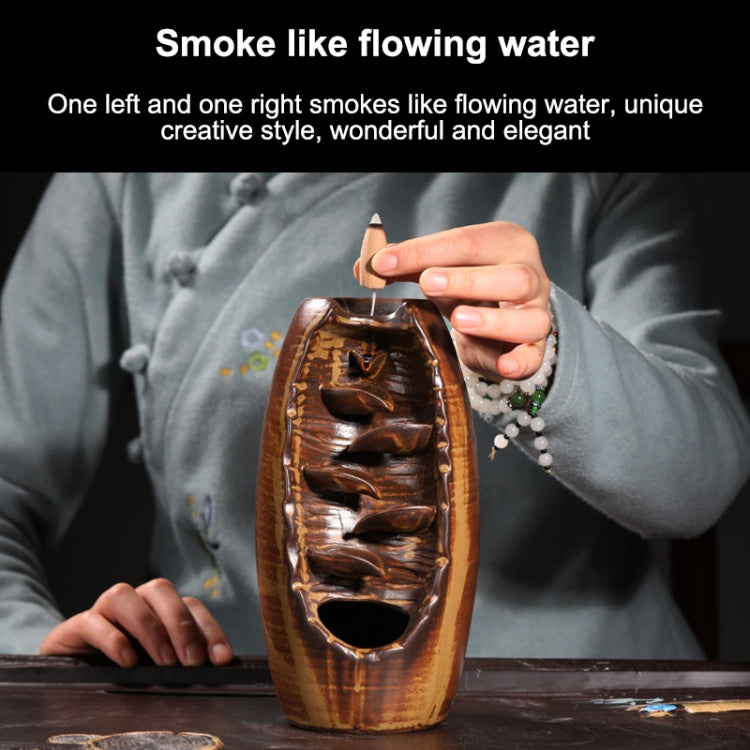 Ceramic Aromatherapy Furnace Lotus Smell Aromatic Home Office Incense Crafts Incense Burner Holder