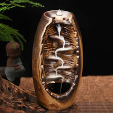 Load image into Gallery viewer, Ceramic Aromatherapy Furnace Lotus Smell Aromatic Home Office Incense Crafts Incense Burner Holder