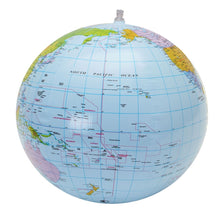 Load image into Gallery viewer, 30cm Inflatable Globe World Earth Ocean Map Ball Geography Learning Educational Beach Ball Kids Toy home OfficeDecoration, Inflatable Globe Map Ball