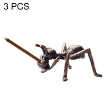 Load image into Gallery viewer, 3 PCS Alloy Ant Incense Plug Mini Line Incense Plug Small Decoration Accessories Line Incense Small Incense Burner, Size: 2.2x5 cm