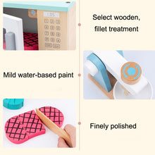 Load image into Gallery viewer, Children Simulation Kitchen Set Baby Wooden Food Cutting Pretend Play Toy