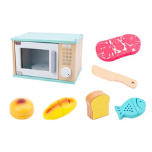 Load image into Gallery viewer, Children Simulation Kitchen Set Baby Wooden Food Cutting Pretend Play Toy