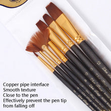 Load image into Gallery viewer, ZHU TING 7 in 1 Nylon Brushes Watercolor Brushes And Oil Brushes Art Painting Supplies, 21 PCS / 3 Sets Nylon Brushes