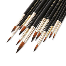 Load image into Gallery viewer, ZHU TING 12 PCS / Set Nylon Hair Watercolor Pen Children Painted Gouache Brush, Nylon Hair Watercolor Pen