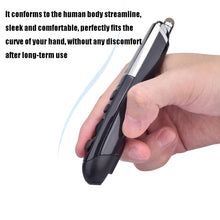 Load image into Gallery viewer, PR-08 1600DPI 6 Keys 2.4G Wireless Electronic Whiteboard Pen Multi-Function Pen Mouse PPT Flip Pen, White, Red, Blue, Black, Silver Gray