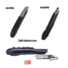 Load image into Gallery viewer, PR-08 1600DPI 6 Keys 2.4G Wireless Electronic Whiteboard Pen Multi-Function Pen Mouse PPT Flip Pen, White, Red, Blue, Black, Silver Gray