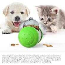 Load image into Gallery viewer, Pet Swing Bear Food Leakage Balance Car Toy Pet Supplies, Yellow White, Green White, Blue White, Black White, Pink  White