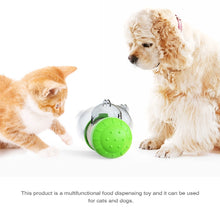 Load image into Gallery viewer, Pet Swing Bear Food Leakage Balance Car Toy Pet Supplies, Yellow White, Green White, Blue White, Black White, Pink  White