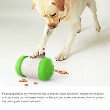 Load image into Gallery viewer, Pet Swing Bear Food Leakage Balance Car Toy Pet Supplies, Yellow White, Green White, Blue White, Black White, Pink  White
