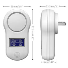 Load image into Gallery viewer, BG-305 Display Ultrasonic Insect Repellent, BG-305 UK Plug White, BG-305 UK Plug Black, BG-305 EU Plug White, BG-305 EU Plug Black, BG-305 AU Plug White, BG-305 AU Plug Black, BG-305 US Plug White, BG-305 US Plug Black