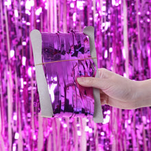 Load image into Gallery viewer, 5 PCS 1 x 2m  Light Rain Silk Curtain Holiday Party Decoration Photo Background Wall Decoration, Golden, Red, Blue, Green, Rose Red, Light Pink, Light Blue, Silver, Rose Gold