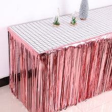 Load image into Gallery viewer, 5 PCS 1 x 2m  Light Rain Silk Curtain Holiday Party Decoration Photo Background Wall Decoration, Golden, Red, Blue, Green, Rose Red, Light Pink, Light Blue, Silver, Rose Gold