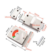 Load image into Gallery viewer, Toilet Red &amp; Green Display Door Lock Public Toilet Stainless Steel Bolt Lock, Indicating lock With Handle