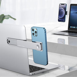 Oatsbasf  Mobile Phone Computer Sync Screen Aluminum Alloy Bracket Computer Expansion Bracket, Silver, Gray