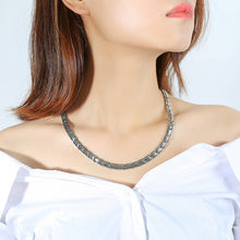 Load image into Gallery viewer, CNC-007 Magnetic Titanium Steel Necklace Jewelry, CNC-007(Golden), CNC-007(Rose Gold), CNC-007(Black), CNC-007(Steel Color)