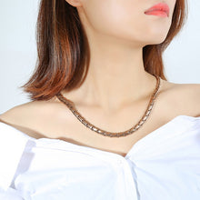 Load image into Gallery viewer, CNC-007 Magnetic Titanium Steel Necklace Jewelry, CNC-007(Golden), CNC-007(Rose Gold), CNC-007(Black), CNC-007(Steel Color)