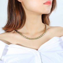 Load image into Gallery viewer, CNC-007 Magnetic Titanium Steel Necklace Jewelry, CNC-007(Golden), CNC-007(Rose Gold), CNC-007(Black), CNC-007(Steel Color)