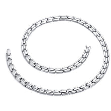 Load image into Gallery viewer, CNC-007 Magnetic Titanium Steel Necklace Jewelry, CNC-007(Golden), CNC-007(Rose Gold), CNC-007(Black), CNC-007(Steel Color)