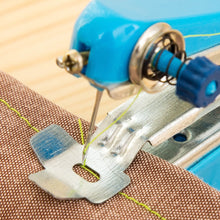 Load image into Gallery viewer, Portable Mini Small Handheld Sewing Machine Household Multifunctional Pocket Manual Micro Tailoring Machine, Random Color Delivery