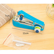 Load image into Gallery viewer, Portable Mini Small Handheld Sewing Machine Household Multifunctional Pocket Manual Micro Tailoring Machine, Random Color Delivery
