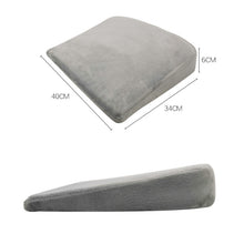 Load image into Gallery viewer, Memory Foam Infant Triangle Slope Cushion Pregnant Women Newborn Nursing Pillow, Crystal Soft Gray, Diamond Lattice White, Crystal Soft Black