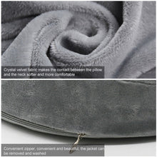 Load image into Gallery viewer, Memory Foam Infant Triangle Slope Cushion Pregnant Women Newborn Nursing Pillow, Crystal Soft Gray, Diamond Lattice White, Crystal Soft Black