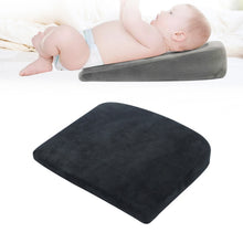Load image into Gallery viewer, Memory Foam Infant Triangle Slope Cushion Pregnant Women Newborn Nursing Pillow, Crystal Soft Gray, Diamond Lattice White, Crystal Soft Black