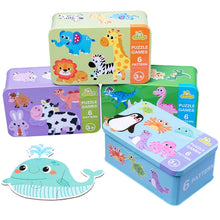 Load image into Gallery viewer, DUOQU Children Early Education Picture Puzzle Toy Box Set