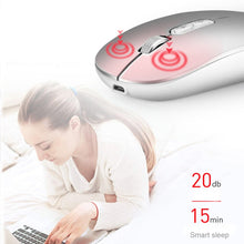 Load image into Gallery viewer, M103 1600DPI 5 Keys 2.4G Wireless Mouse Charging Ai Intelligent Voice Office Mouse, Support 28 Languages, White, Black, Silver, Rose Gold, Gray