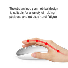 Load image into Gallery viewer, M103 1600DPI 5 Keys 2.4G Wireless Mouse Charging Ai Intelligent Voice Office Mouse, Support 28 Languages, White, Black, Silver, Rose Gold, Gray
