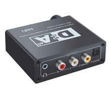 Load image into Gallery viewer, NK-C6 Optical Fiber To Analog Audio Converter Adjustable Volume Digital To Analog Decoder, EU Plug, US Plug, With USB Cable