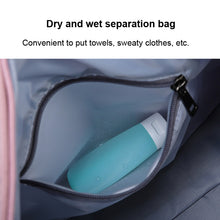 Load image into Gallery viewer, Female Dry And Wet Separation Sports Gym Bag Handbag Duffel Bag Short Distance Light Swimming Bag, Light Pink, Deep Pink, Black, Light Blue