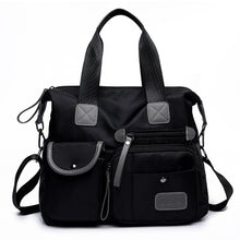 Load image into Gallery viewer, Waterproof Oxford Cloth Handbag Casual Nylon Shoulder Diagonal Bag Female Bag Canvas Bag, Purple, Black, Red, Blue