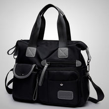 Load image into Gallery viewer, Waterproof Oxford Cloth Handbag Casual Nylon Shoulder Diagonal Bag Female Bag Canvas Bag, Purple, Black, Red, Blue