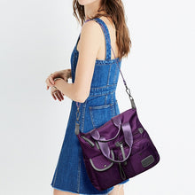 Load image into Gallery viewer, Waterproof Oxford Cloth Handbag Casual Nylon Shoulder Diagonal Bag Female Bag Canvas Bag, Purple, Black, Red, Blue