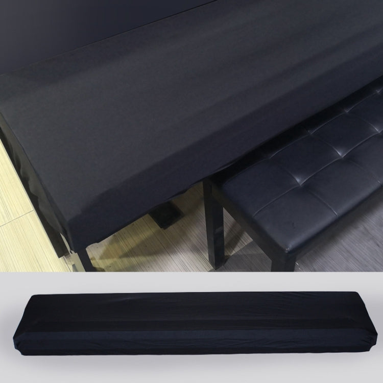 Water-Repellent Opening Electronic Keyboard Cover Polyester Dust Cover Drawstring Keyboard Instrument Cover, Size: 61 Keys Black 98x42x21cm, 61 Keys Black 98x42x21cm, 88 Key Black 124x49x36cm