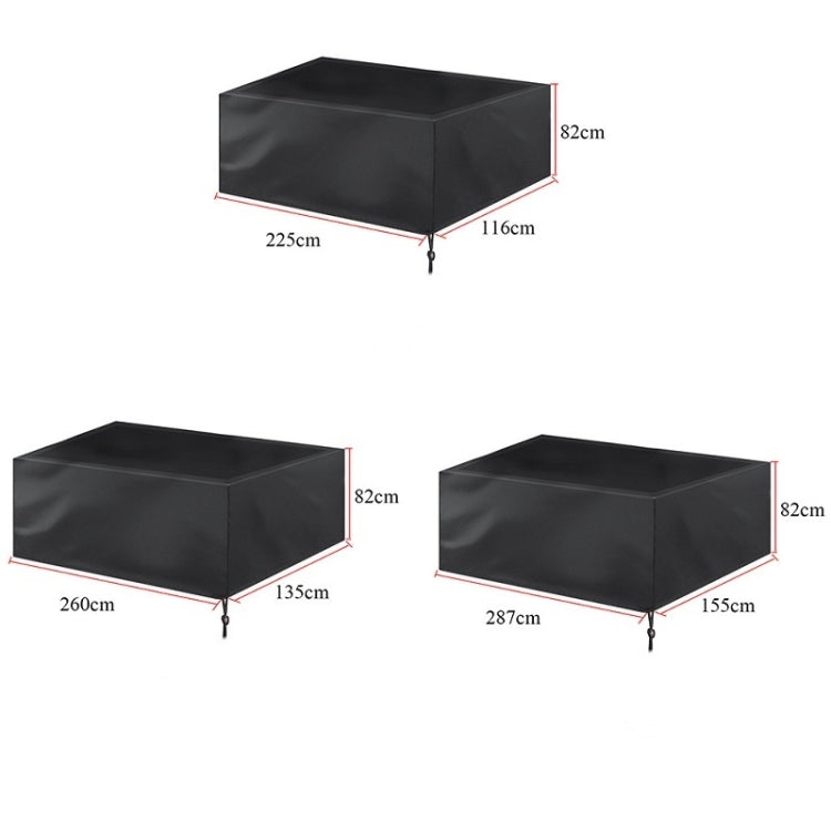 Billiard Table Dust Cover Billiard Protective Cover Water-Repellent Furniture Cover, 225x116x82cm, 260x135x82cm