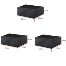 Load image into Gallery viewer, Billiard Table Dust Cover Billiard Protective Cover Water-Repellent Furniture Cover, 225x116x82cm, 260x135x82cm