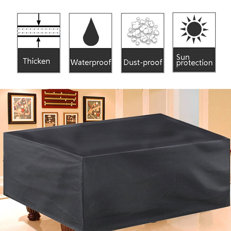 Billiard Table Dust Cover Billiard Protective Cover Water-Repellent Furniture Cover, 225x116x82cm, 260x135x82cm