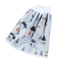 Load image into Gallery viewer, Baby Water-Proof And Leak-Proof Cloth Diapers Children Washable Cotton Cloth Bed-Wetting Skirt Pants, L