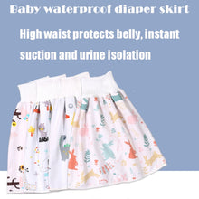 Load image into Gallery viewer, Baby Water-Proof And Leak-Proof Cloth Diapers Children Washable Cotton Cloth Bed-Wetting Skirt Pants, L