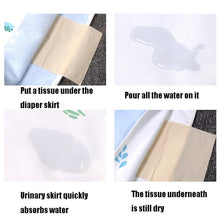 Load image into Gallery viewer, Baby Water-Proof And Leak-Proof Cloth Diapers Children Washable Cotton Cloth Bed-Wetting Skirt Pants, L