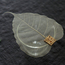Load image into Gallery viewer, Creative Personality Natural Bodhi Leaf Filter Tea Leak, Bodhi Leaf