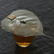 Load image into Gallery viewer, Creative Personality Natural Bodhi Leaf Filter Tea Leak, Bodhi Leaf