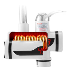 Load image into Gallery viewer, Kitchen Instant Electric Hot Water Faucet Hot &amp; Cold Water Heater EU Plug, Lamp Display Lower Water Inlet, Lamp Display Side Water Inlet, Lamp Display Leakage Protection Lower Water Inlet, Lamp Shows Leakage Protection Side Water Inlet                 ...